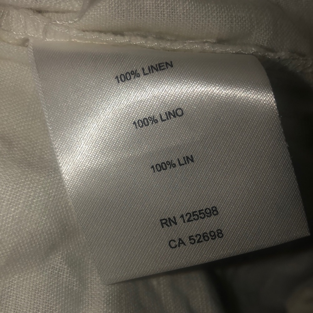 Ellen Tracy Split Collar Linen Top - image 7